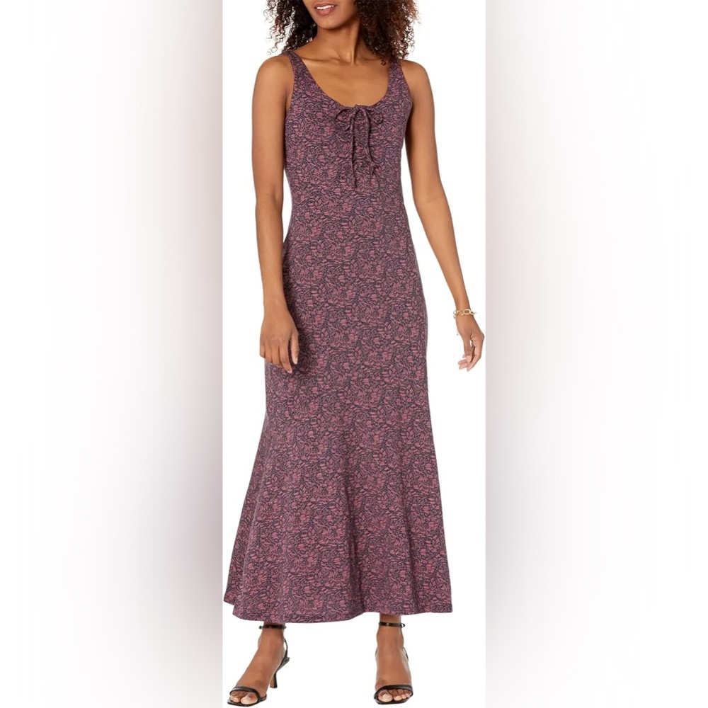 Toad & Co Verano Midi Dress Size Medium Wild Ginger Spring Print